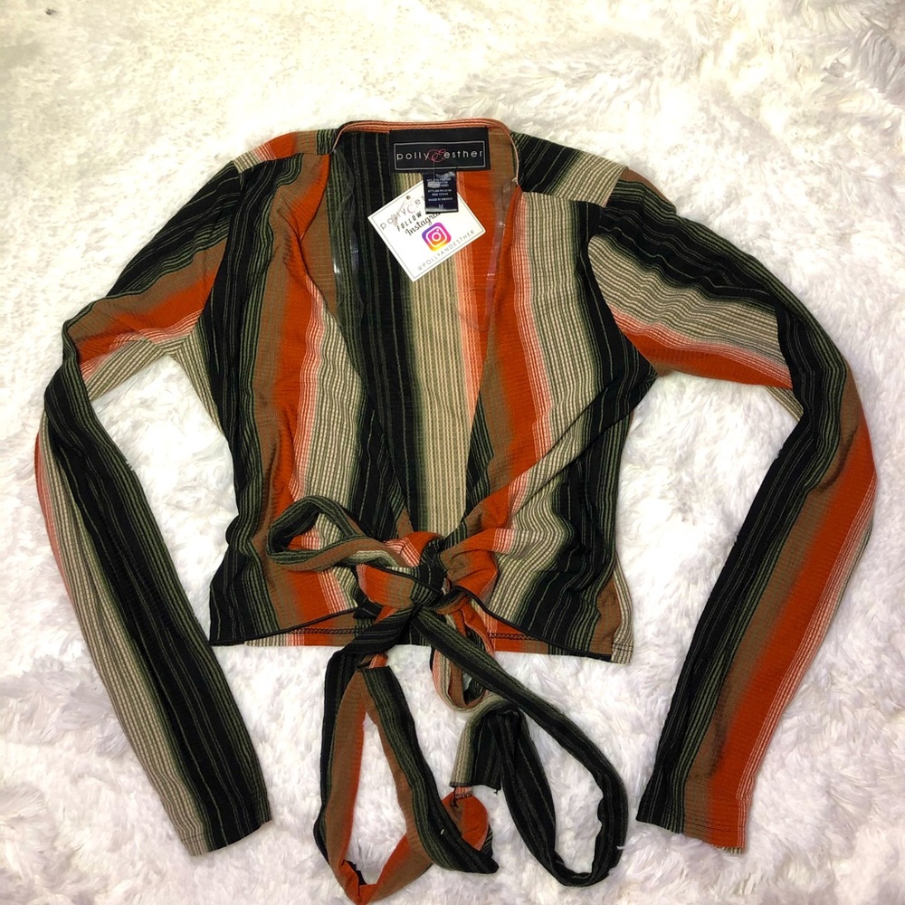 Medium POLLYANDESTHER cropped top